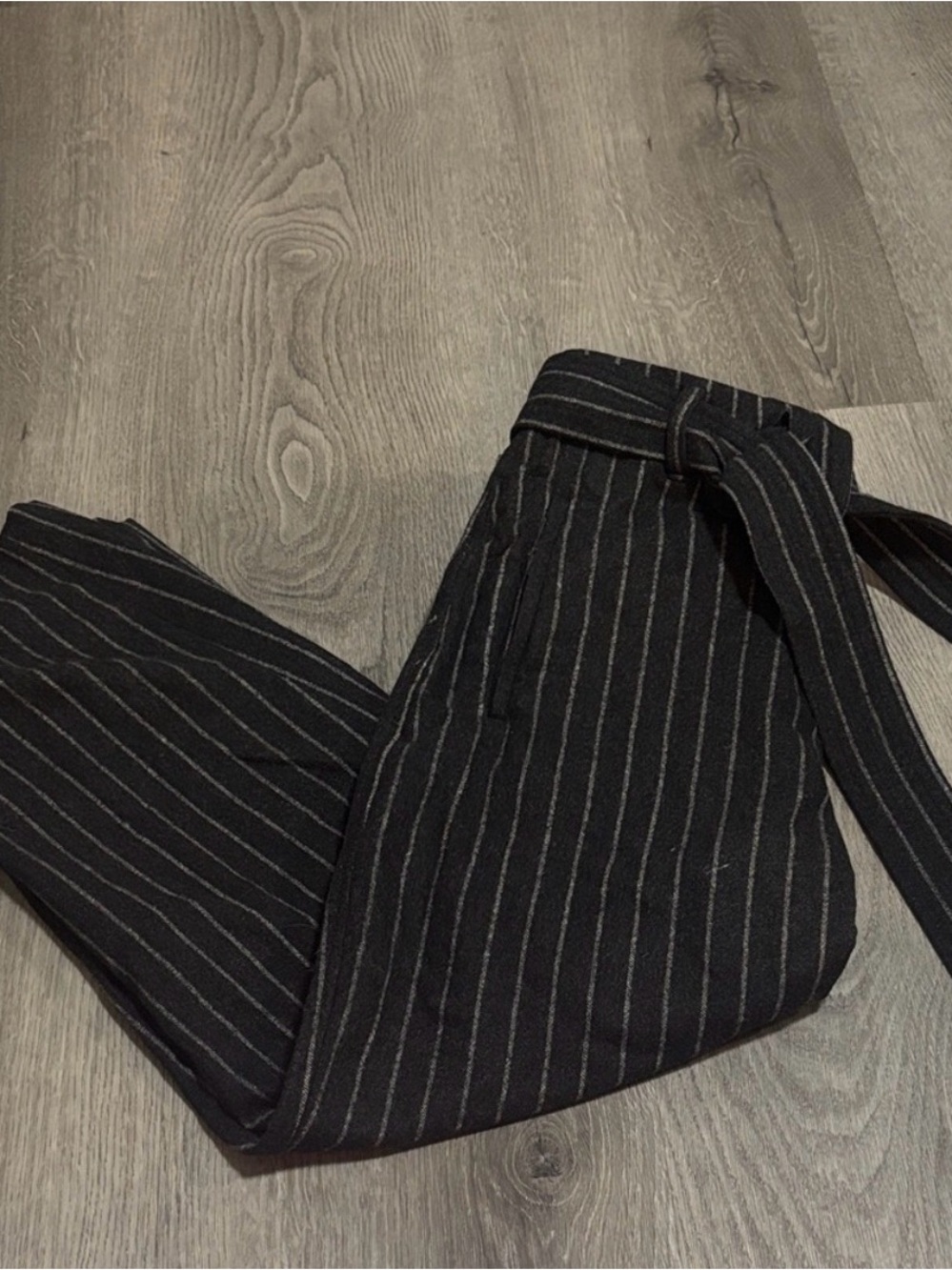 Wilfred Wool Blend High Rise Tie Front Pants
